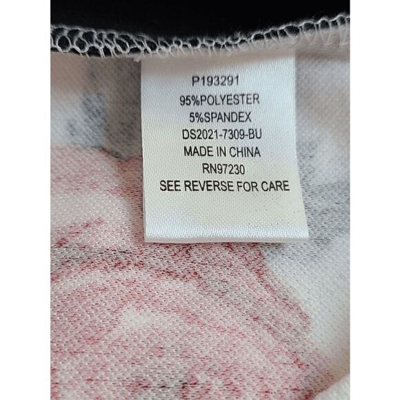 🌹 Almost Famous Framed Wrap Front Colorblock Floral Rose Print Dress SIZE S NWT - Picture 8 of 12